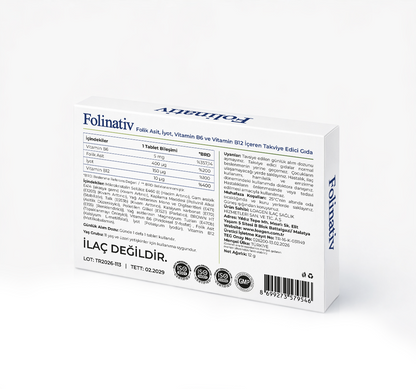 Folinativ™ | Aktif Hamilelik ve Öncesi Kompleksi