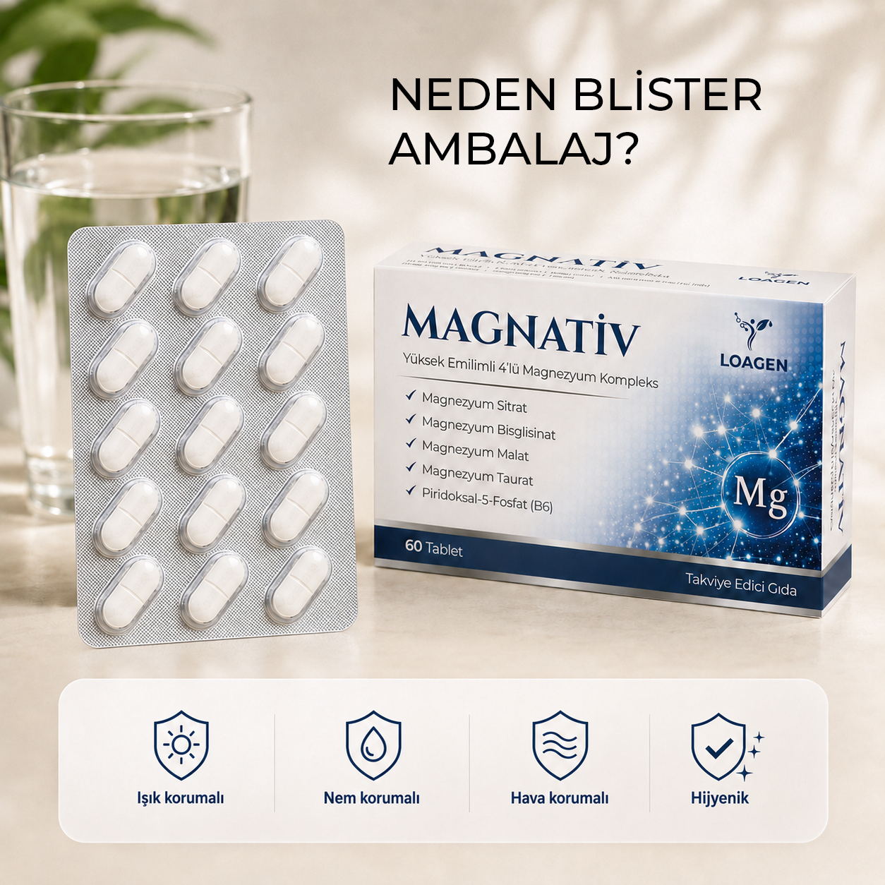 Yüksek Emilimli 4'lü Kompleks - Magnativ™