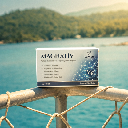 Magnativ™ Magnezyum Complex 60 Tablet – Bisglisinat – Malat – Taurat – Sitrat – Vitamin B6